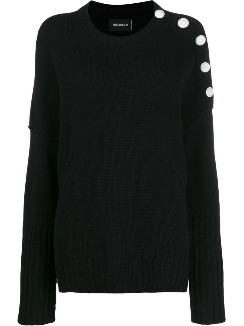 Zadig&Voltaire Malta knitted jumper - Black von Zadig&Voltaire