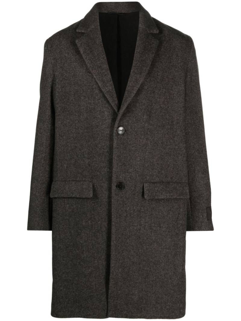 Zadig&Voltaire Mark chevron-knit wool coat - Grey von Zadig&Voltaire