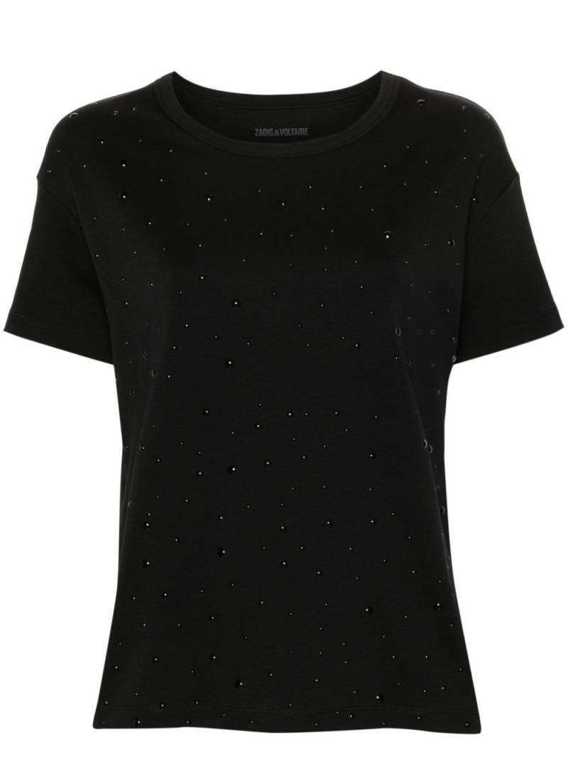 Zadig&Voltaire Marta studded T-shirt - Black von Zadig&Voltaire