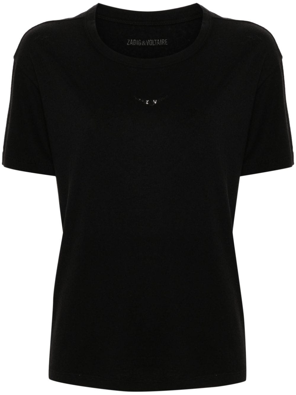 Zadig&Voltaire Marta wings-appliqué T-shirt - Black von Zadig&Voltaire