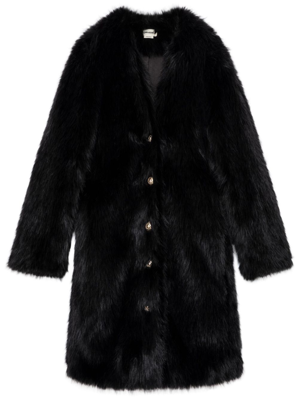 Zadig&Voltaire Milas faux-fur coat - Black von Zadig&Voltaire