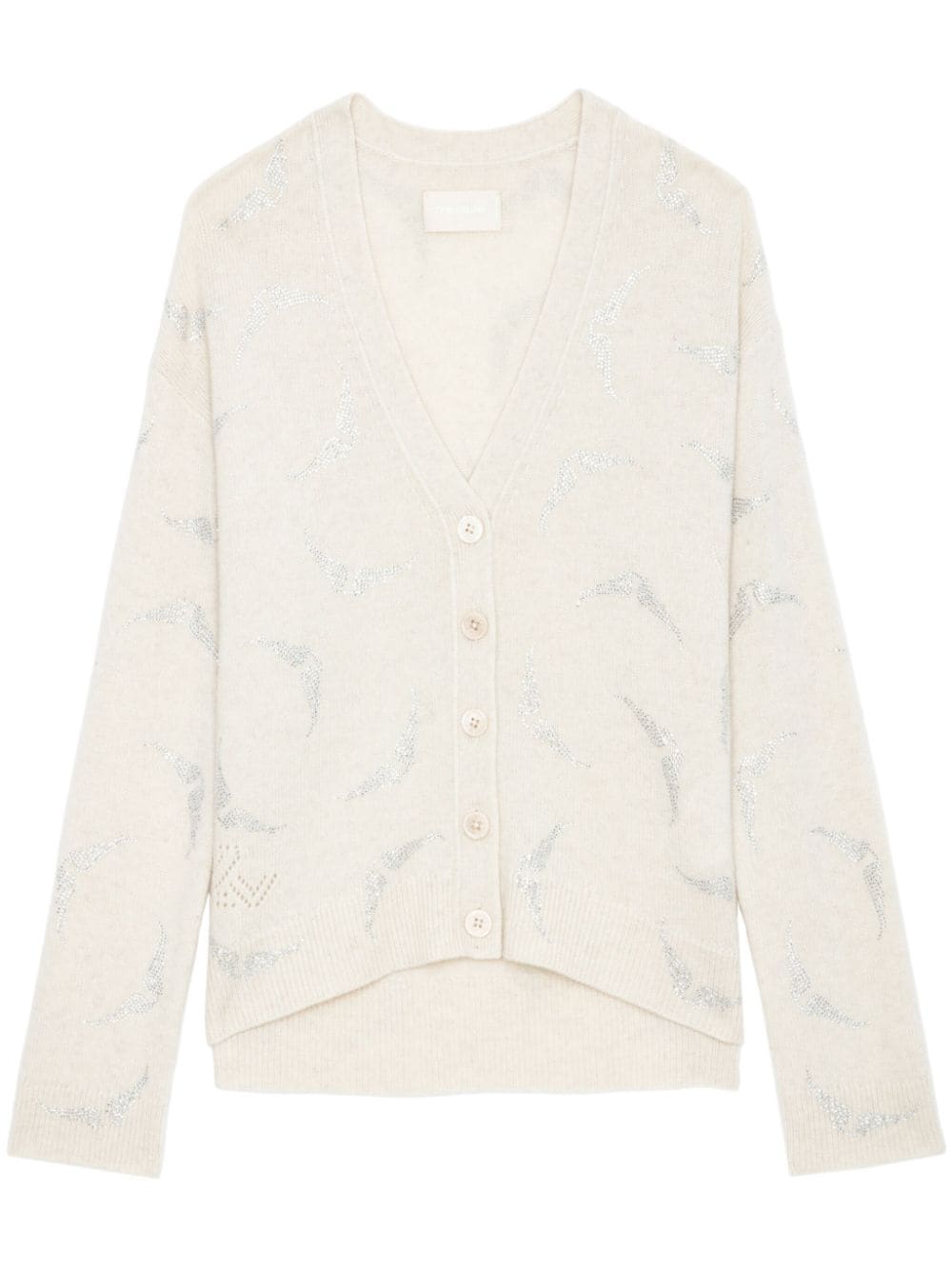 Zadig&Voltaire Mirka Strass Wings cardigan - Neutrals von Zadig&Voltaire