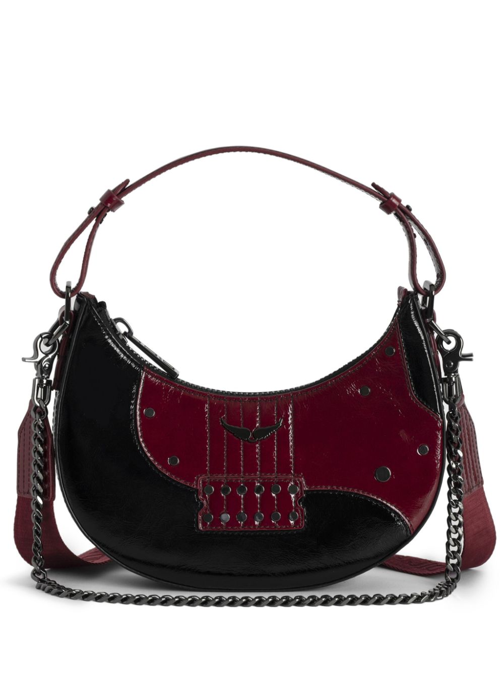 Zadig&Voltaire Moonrock leather bag - Black von Zadig&Voltaire