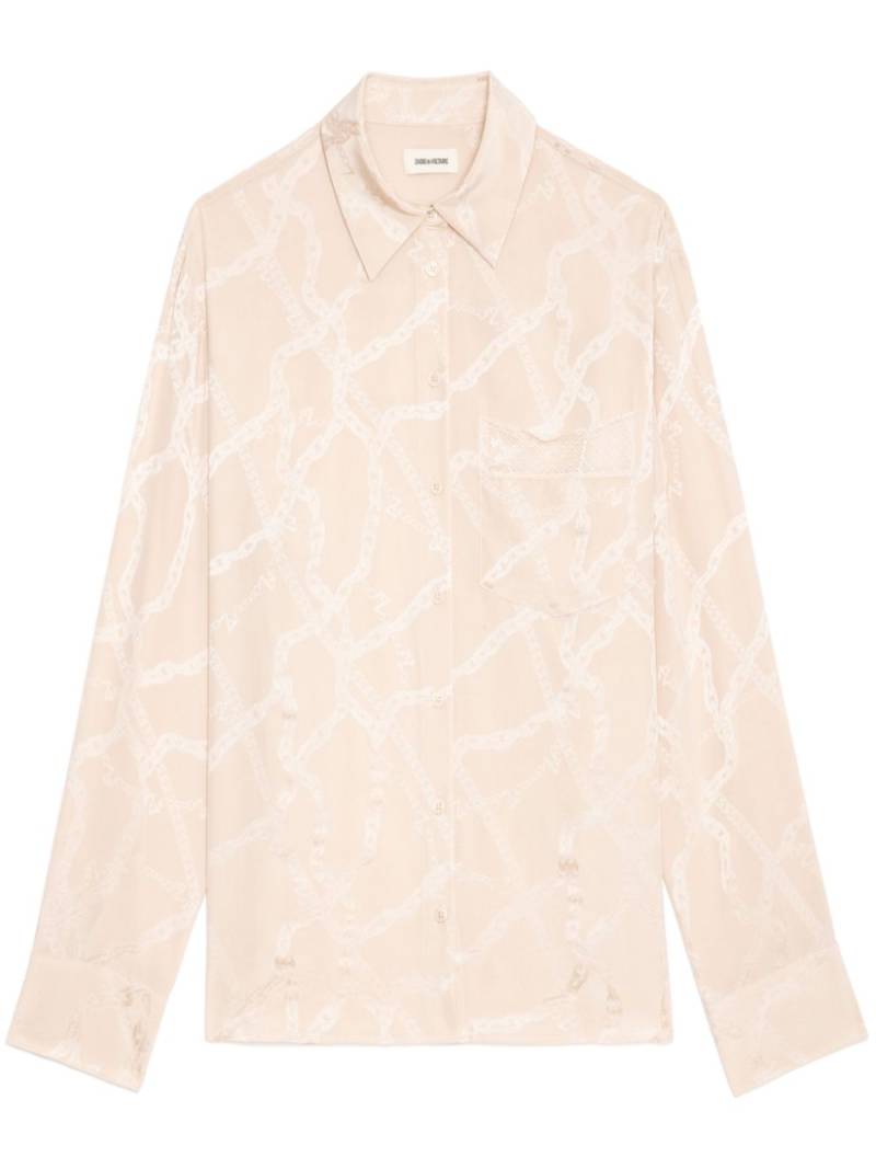 Zadig&Voltaire Morning silk shirt - Neutrals von Zadig&Voltaire