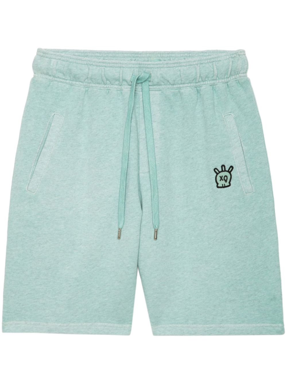 Zadig&Voltaire Party Skull cotton shorts - Green von Zadig&Voltaire