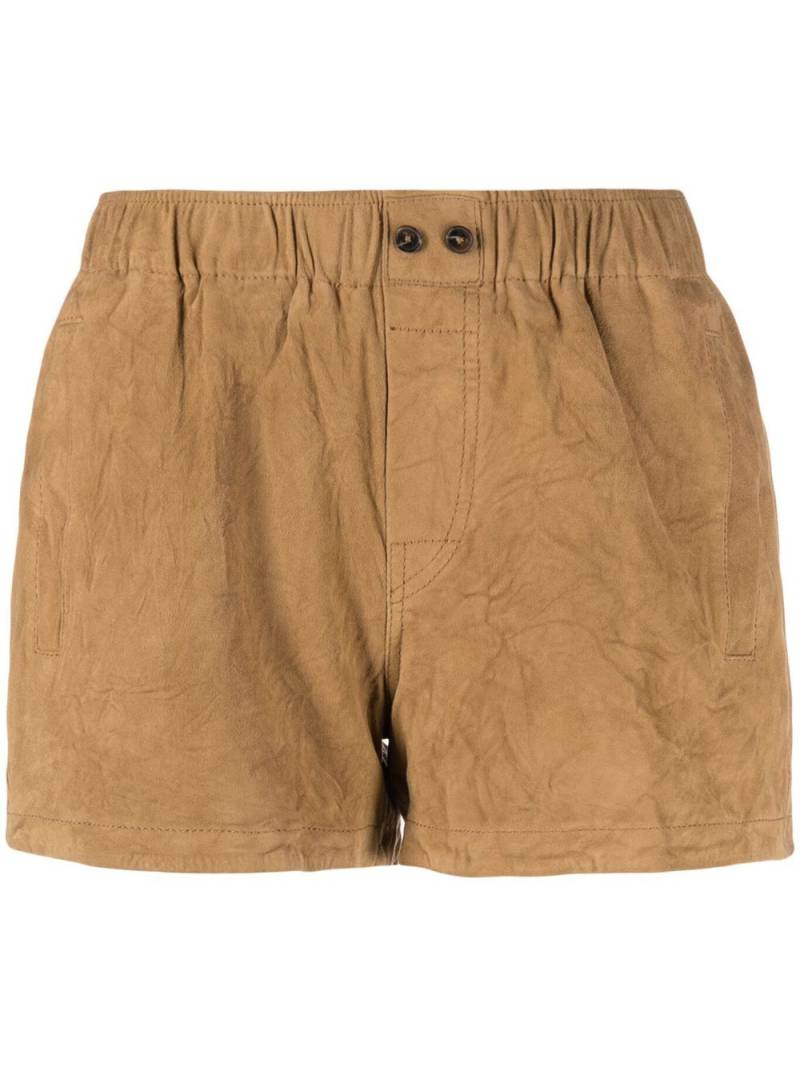 Zadig&Voltaire Paxi suede shorts - Brown von Zadig&Voltaire