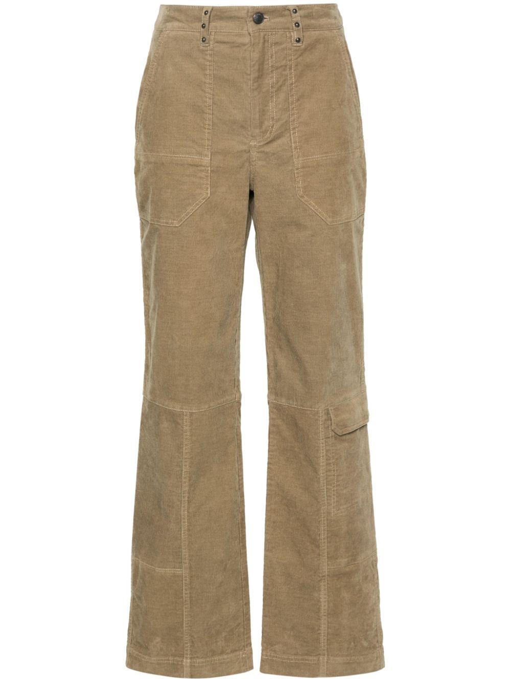 Zadig&Voltaire Pepper corduroy straight trousers - Neutrals von Zadig&Voltaire