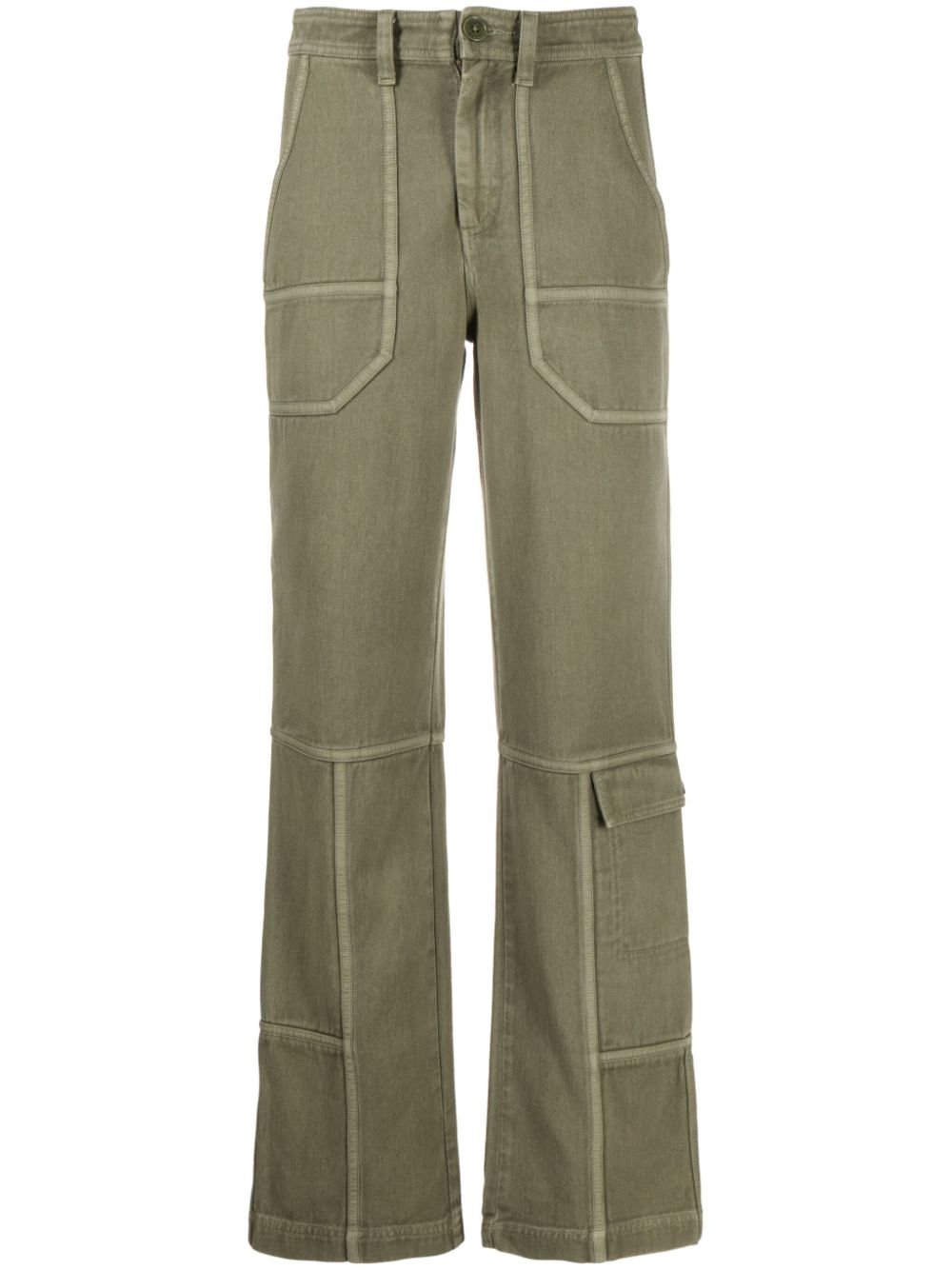 Zadig&Voltaire Pepper straight-leg trousers - Green von Zadig&Voltaire