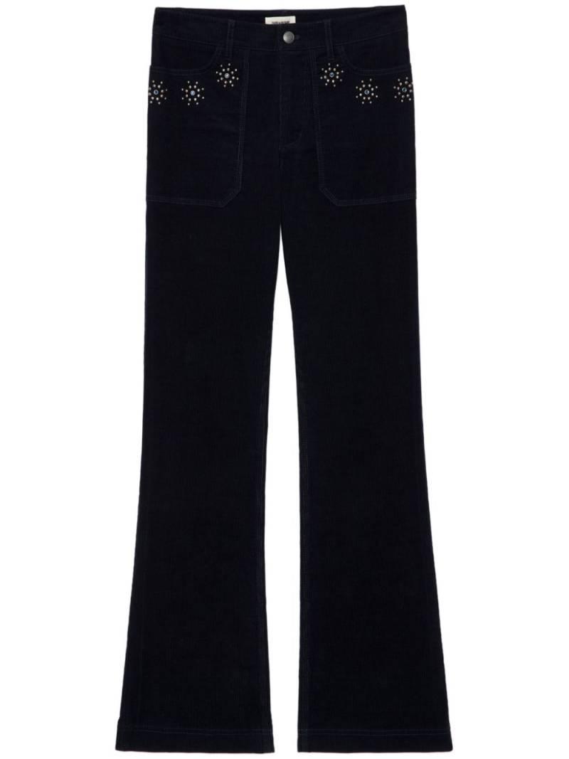 Zadig&Voltaire Pista corduroy pants - Blue von Zadig&Voltaire