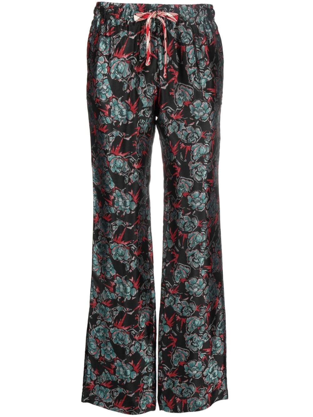 Zadig&Voltaire Pomy jacquard-pattern trousers - Black von Zadig&Voltaire