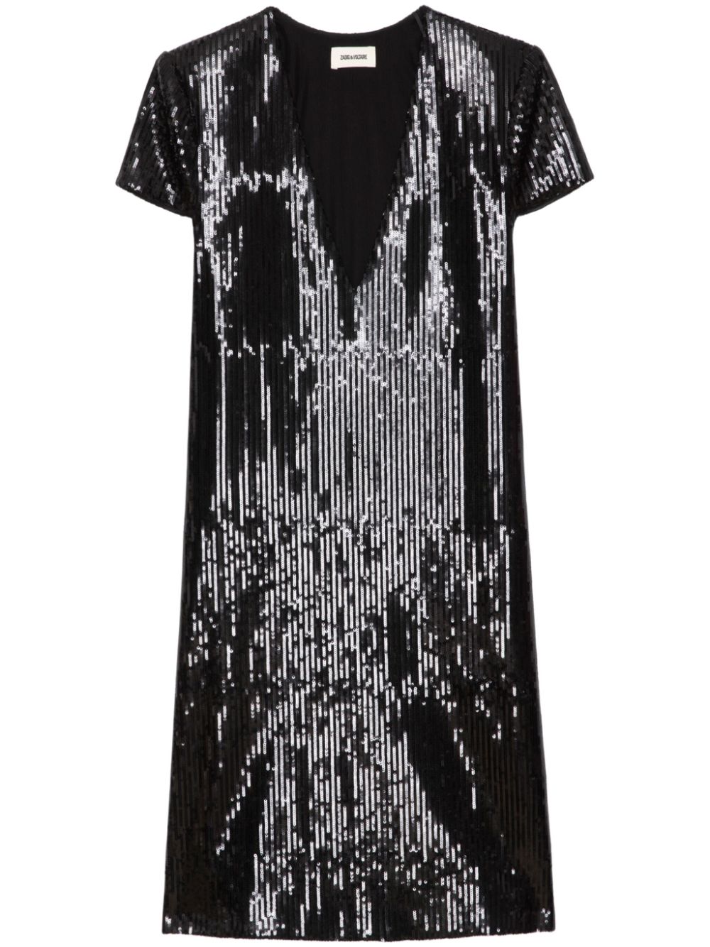 Zadig&Voltaire Rashu sequin mini dress - Black von Zadig&Voltaire