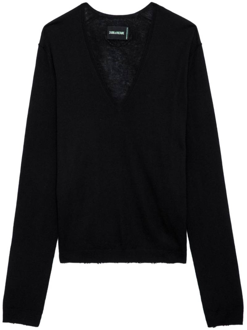 Zadig&Voltaire Rivy cashmere jumper - Black von Zadig&Voltaire