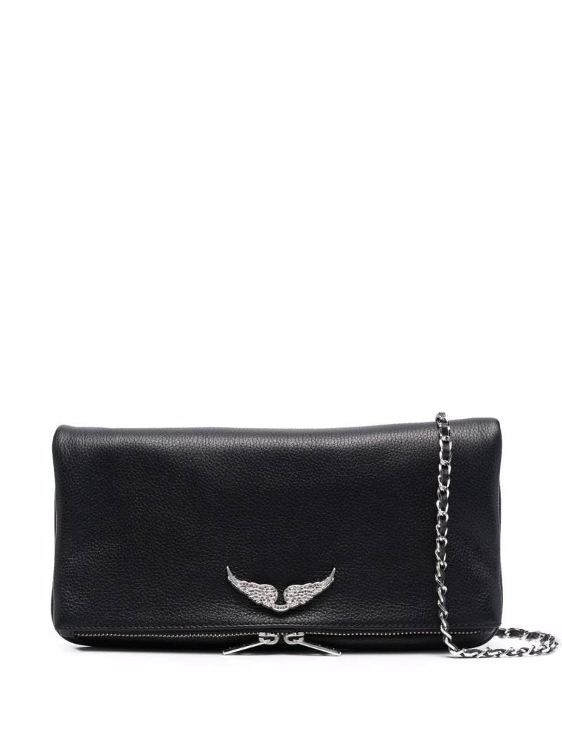 Zadig&Voltaire Rock Swing Your Wings clutch - Black von Zadig&Voltaire