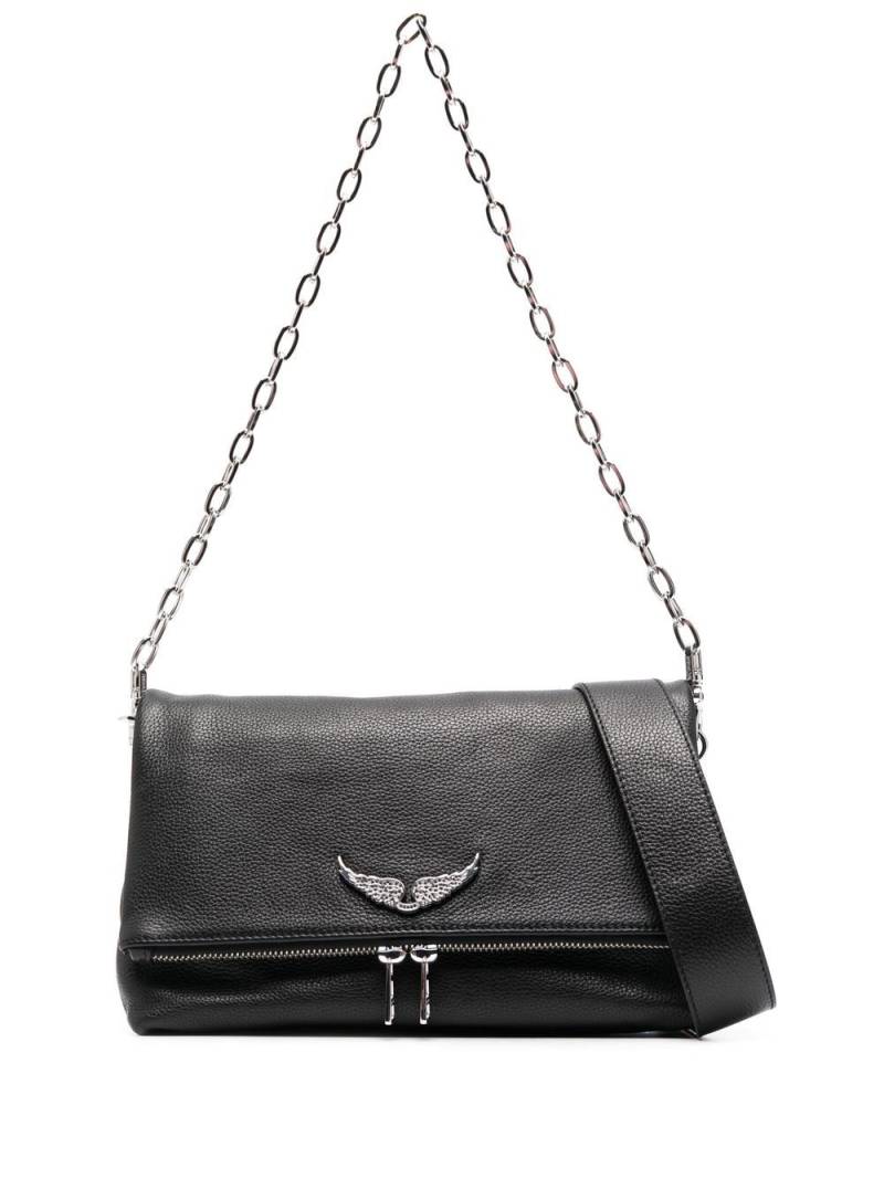 Zadig&Voltaire Rock Swing Your Wings shoulder bag - Black von Zadig&Voltaire