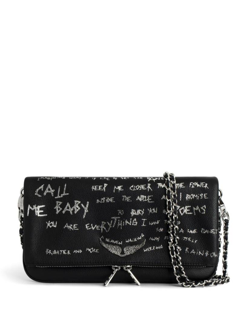 Zadig&Voltaire Rock clutch bag - Black von Zadig&Voltaire