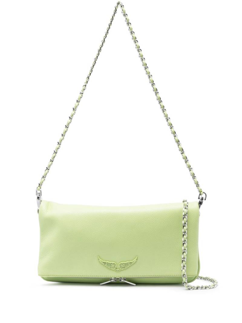 Zadig&Voltaire Rock leather crossbody bag - Green von Zadig&Voltaire