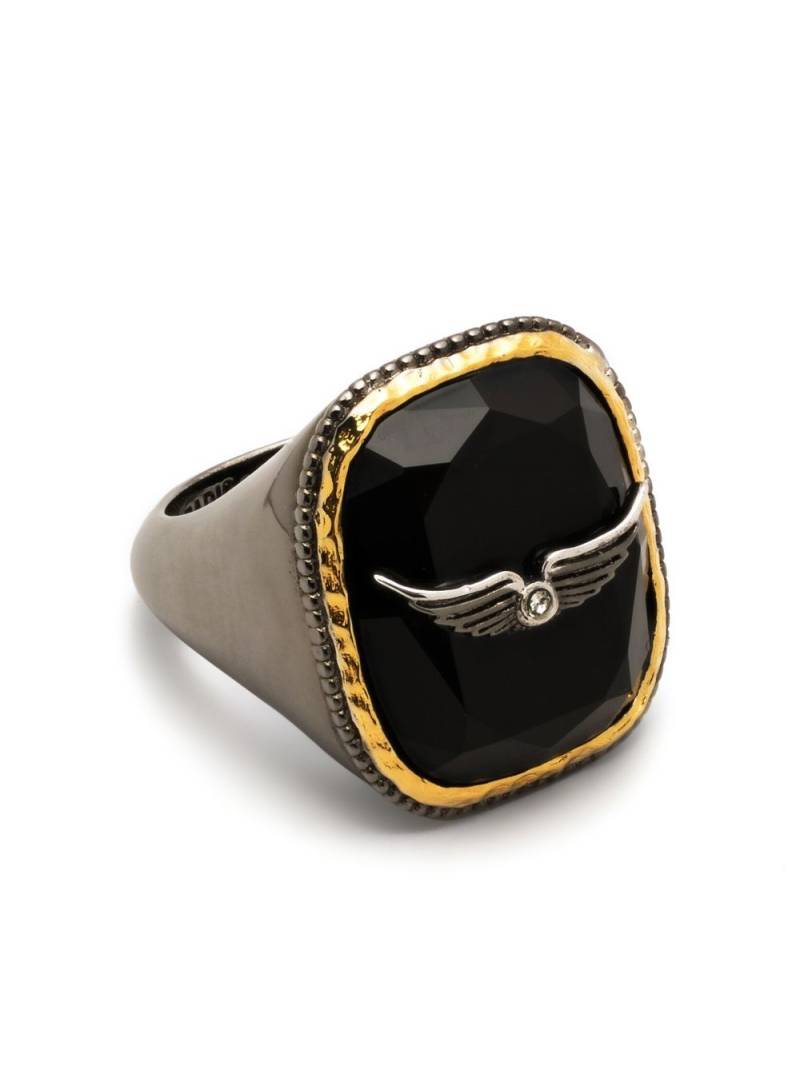 Zadig&Voltaire Rock square signet ring - Silver von Zadig&Voltaire