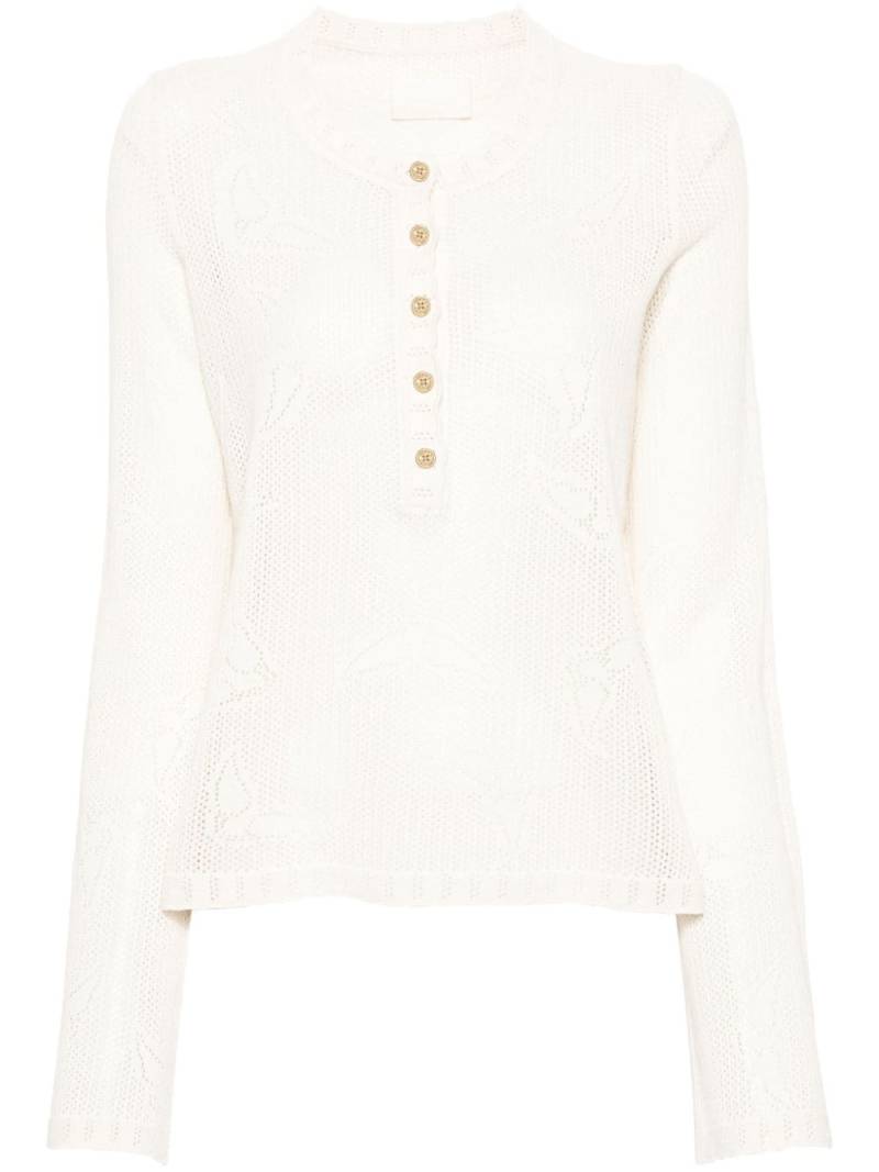 Zadig&Voltaire Salmyr Wings cotton jumper - Neutrals von Zadig&Voltaire