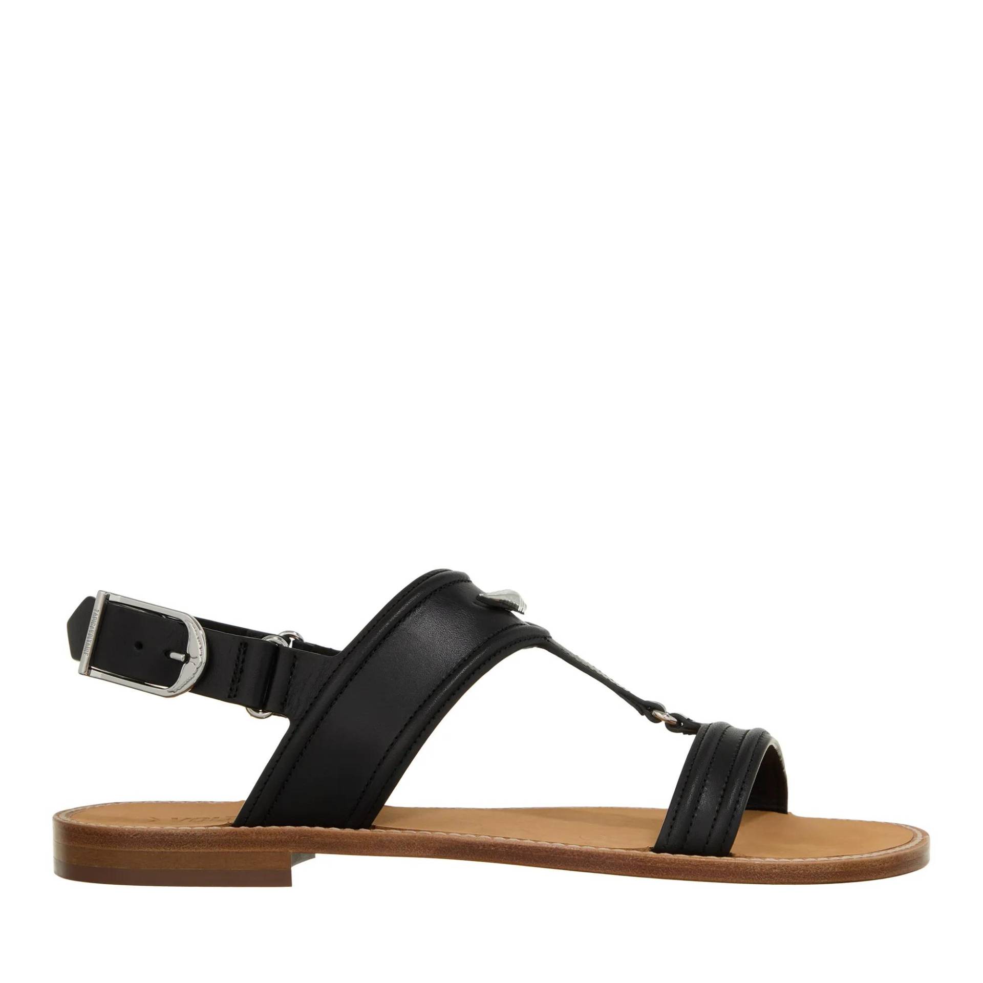 Zadig & Voltaire Sandalen - Caprese Wings Leather - Gr. 38 (EU) - in Schwarz - für Damen von Zadig & Voltaire