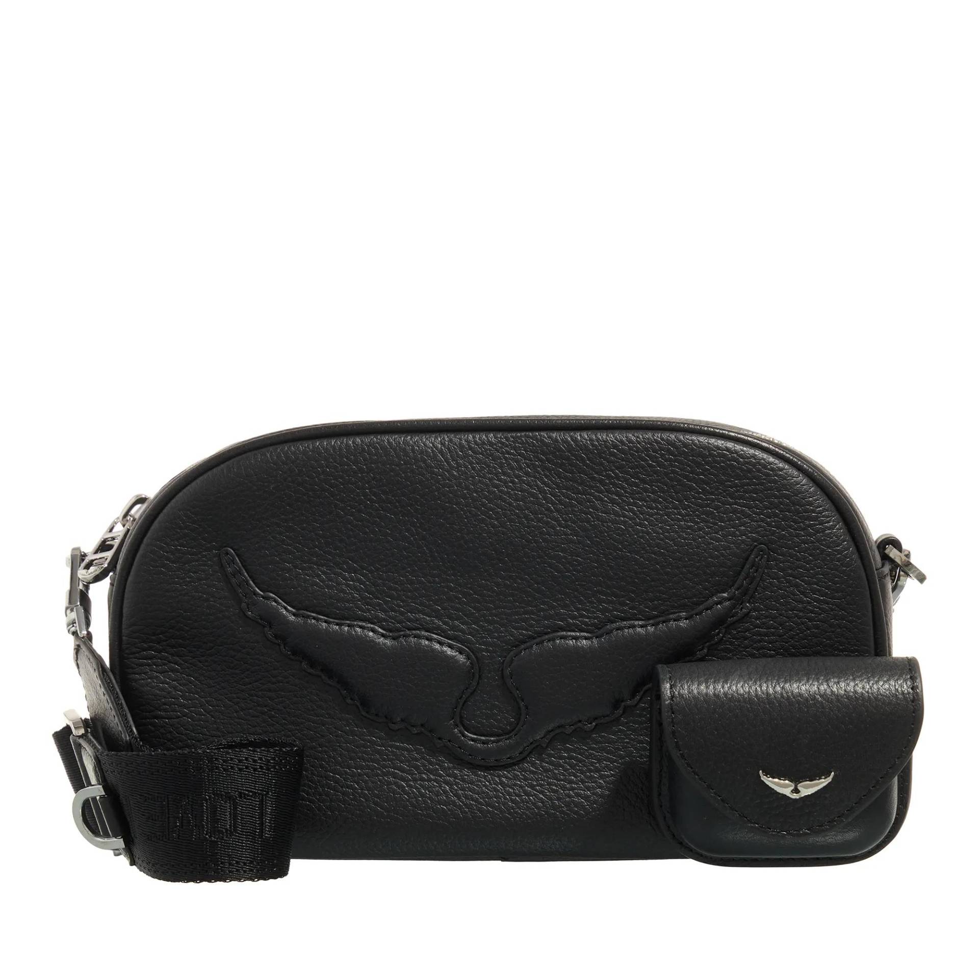 Zadig & Voltaire Schultertasche - Rock Graffitti - Gr. unisize - in Schwarz - für Damen von Zadig & Voltaire