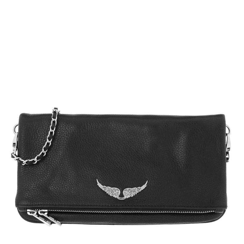 Zadig & Voltaire Schultertasche - Rock Grained Leather - Gr. unisize - in Schwarz - für Damen von Zadig & Voltaire