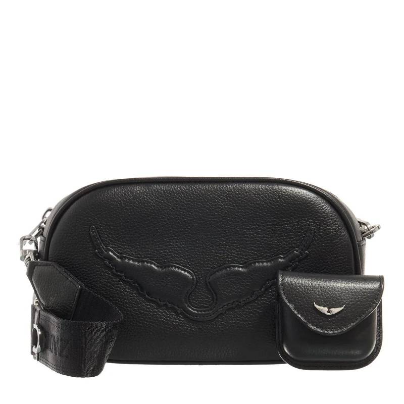 Zadig & Voltaire Schultertasche - Rock With You Grained Leather - Gr. unisize - in Schwarz - für Damen von Zadig & Voltaire