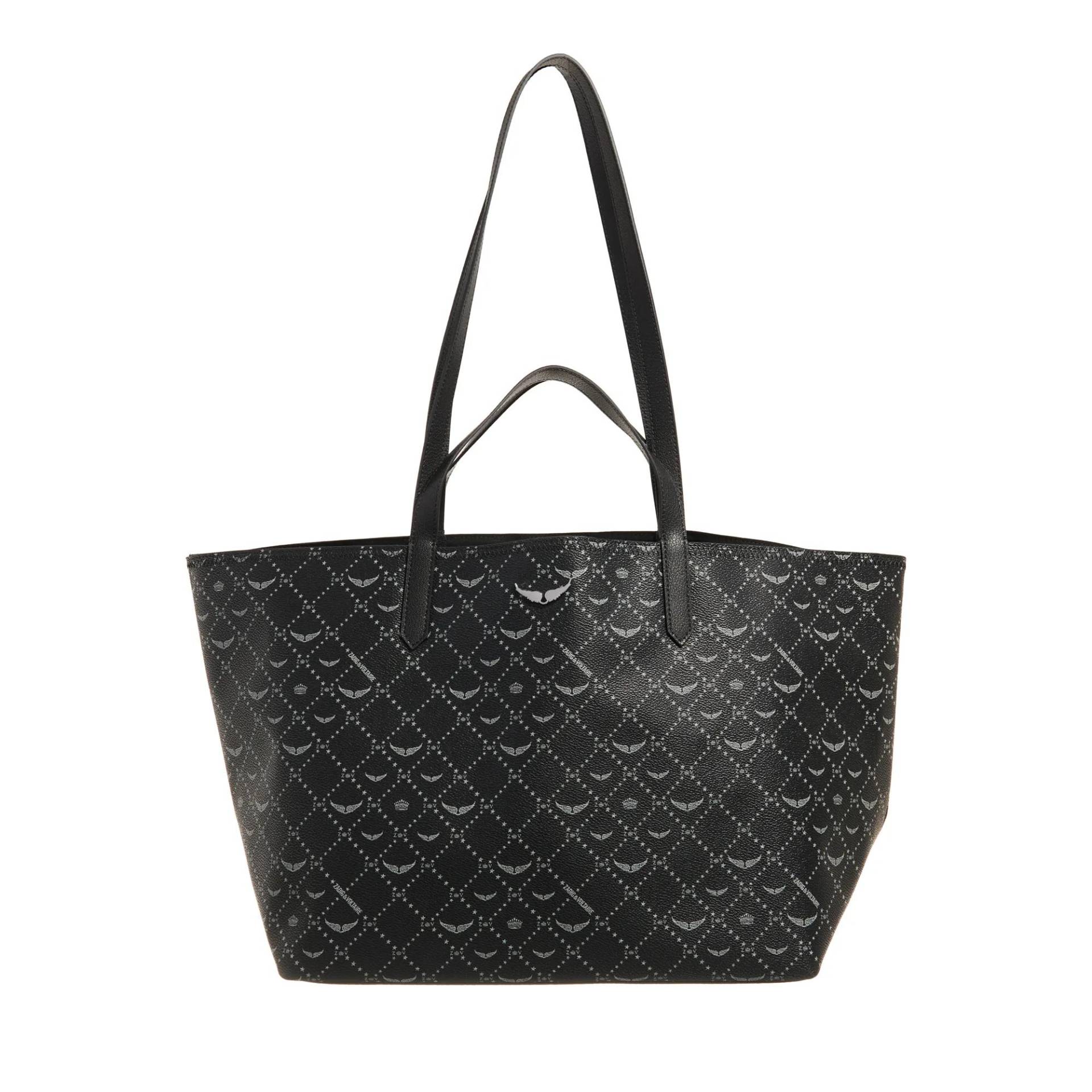 Zadig & Voltaire Schultertasche - Z Shopper XL Monogram - Gr. unisize - in Schwarz - für Damen von Zadig & Voltaire