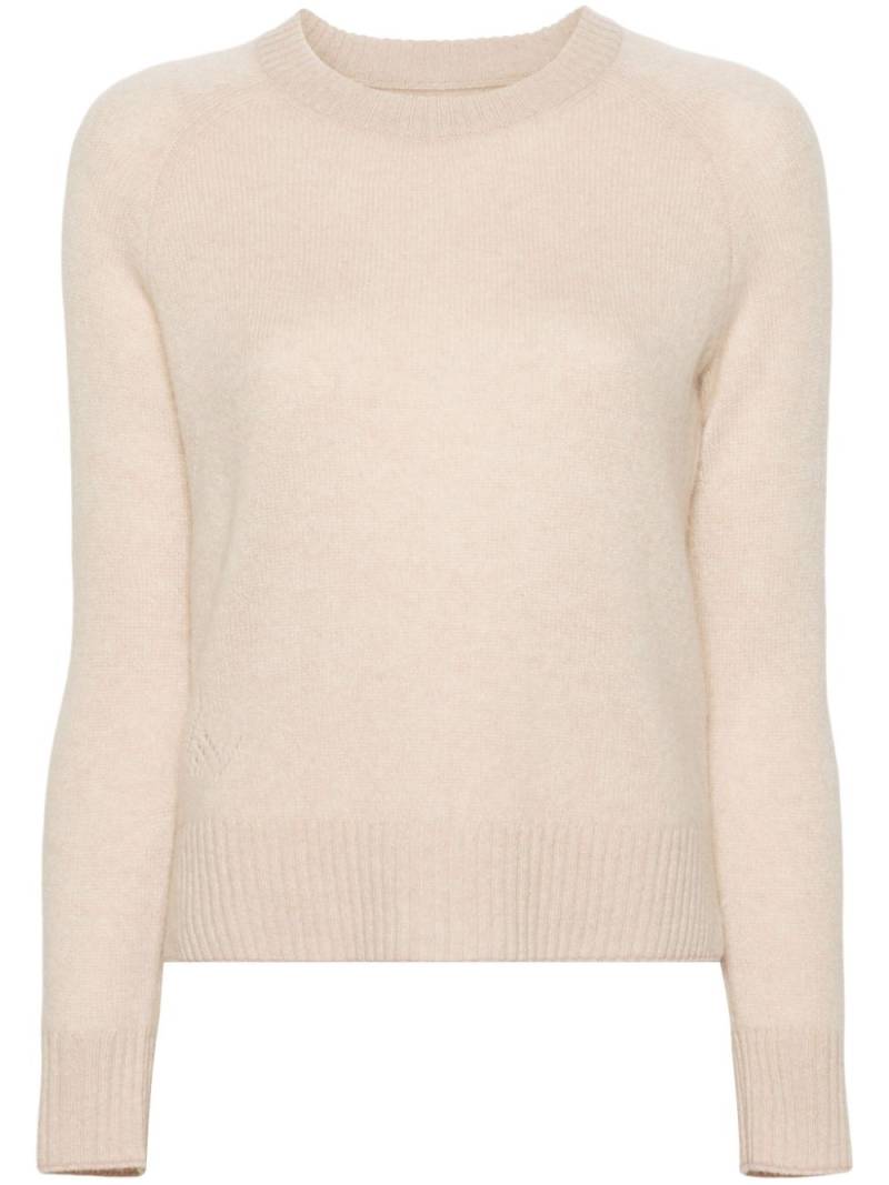 Zadig&Voltaire Sourcy logo-perforated jumper - Neutrals von Zadig&Voltaire