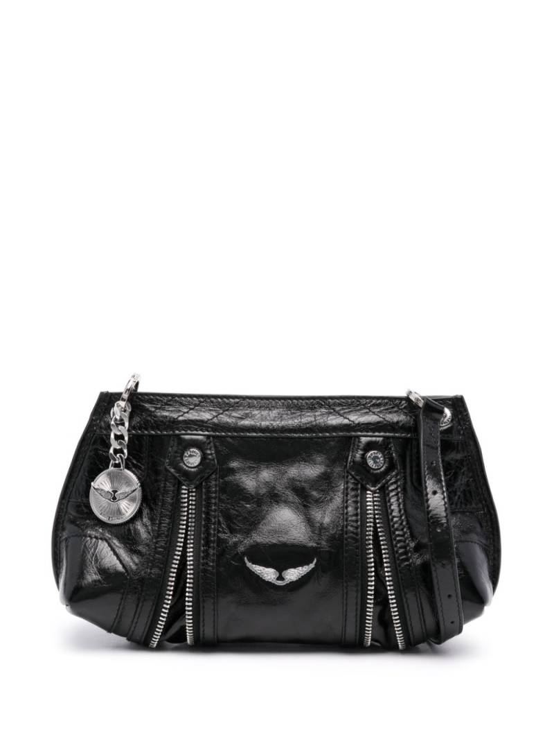 Zadig&Voltaire Sunny Mood leather cross body bag - Black von Zadig&Voltaire