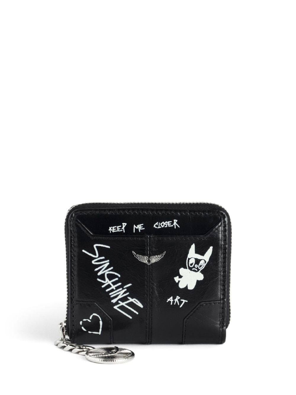 Zadig&Voltaire Sunny coin purse - Black von Zadig&Voltaire