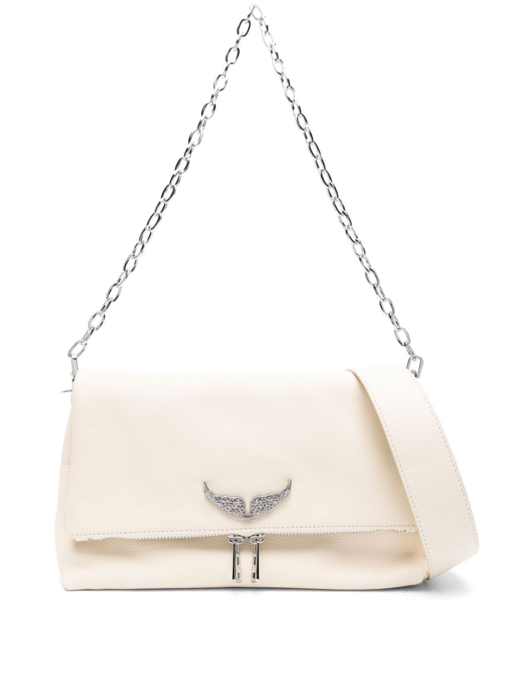 Zadig&Voltaire Swing Your Wings Rocky leather crossbody bag - Neutrals von Zadig&Voltaire