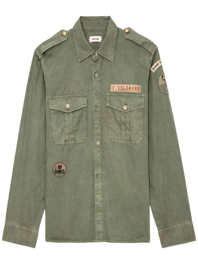 Zadig&Voltaire Taskal shirt - Green von Zadig&Voltaire