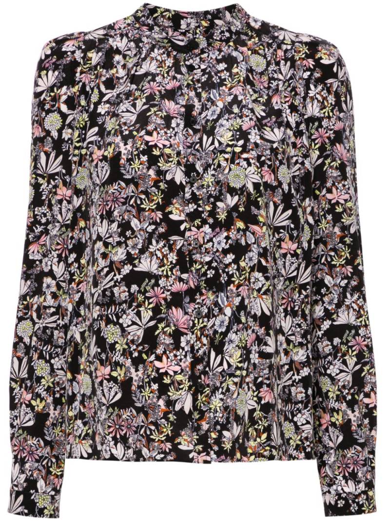 Zadig&Voltaire Tchin Kaya floral-print blouse - Black von Zadig&Voltaire