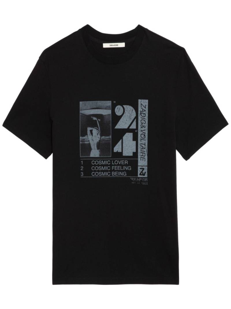 Zadig&Voltaire Ted Photoprint T-shirt - Black von Zadig&Voltaire