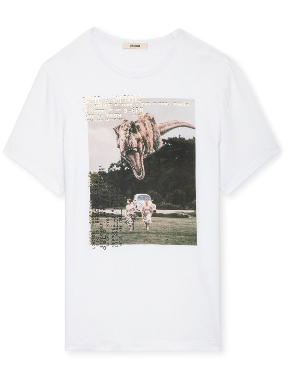 Zadig&Voltaire Ted Photoprint T-shirt - White von Zadig&Voltaire