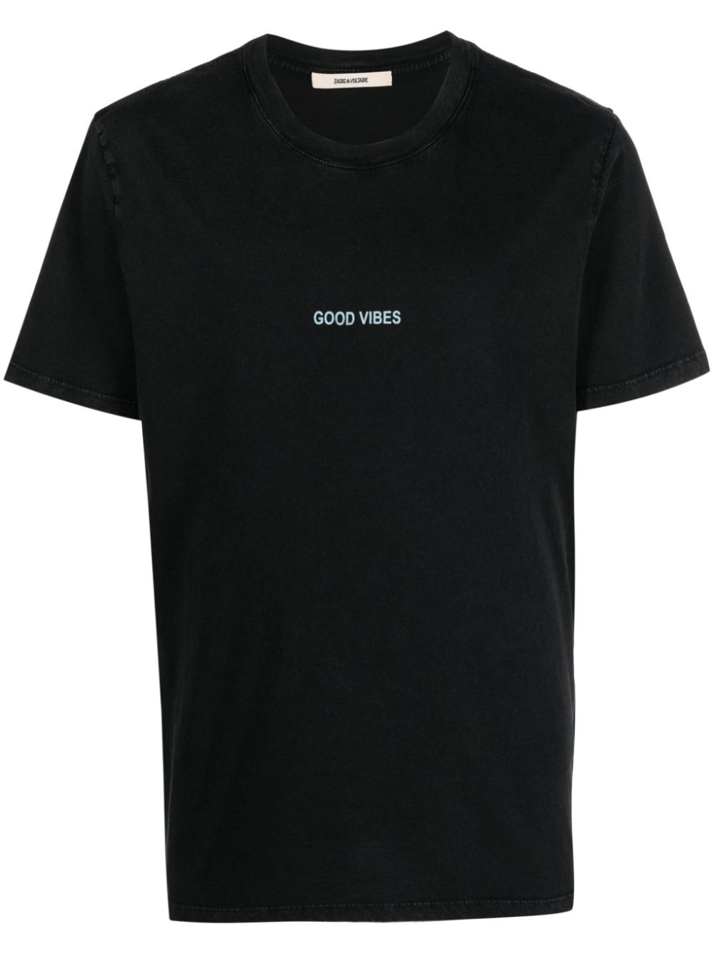 Zadig&Voltaire Ted logo-print cotton T-shirt - Black von Zadig&Voltaire