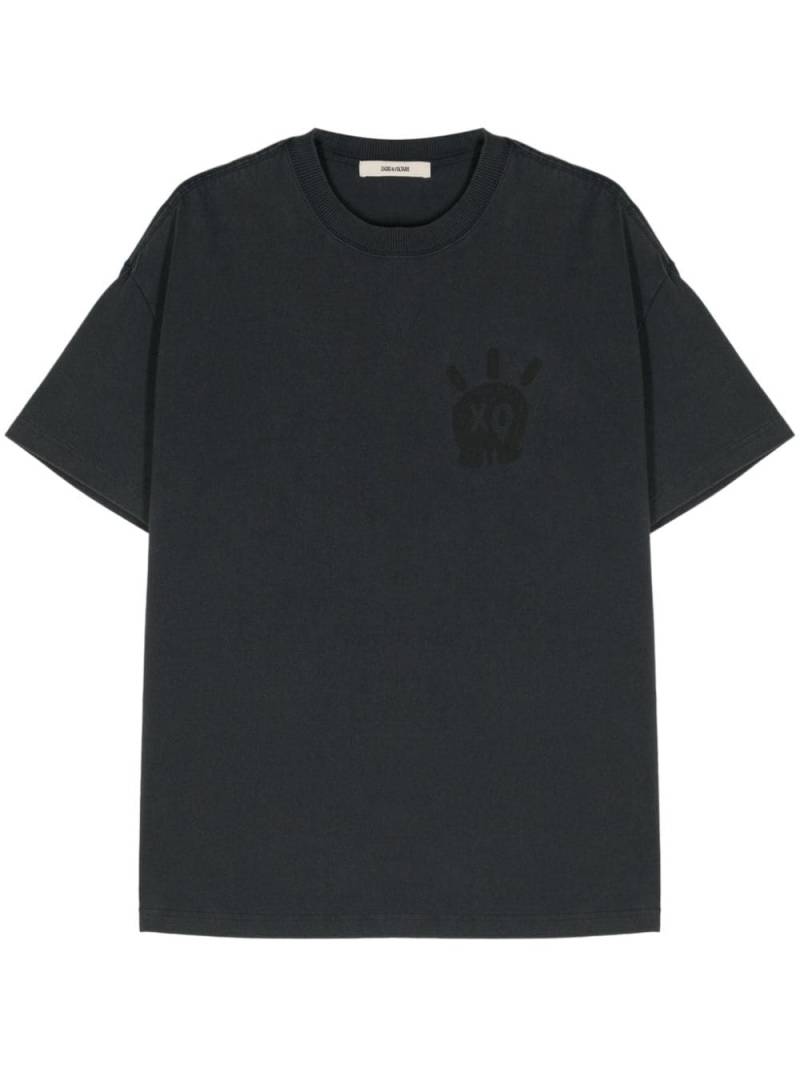 Zadig&Voltaire Teddy Skull organic cotton T-shirt - Blue von Zadig&Voltaire