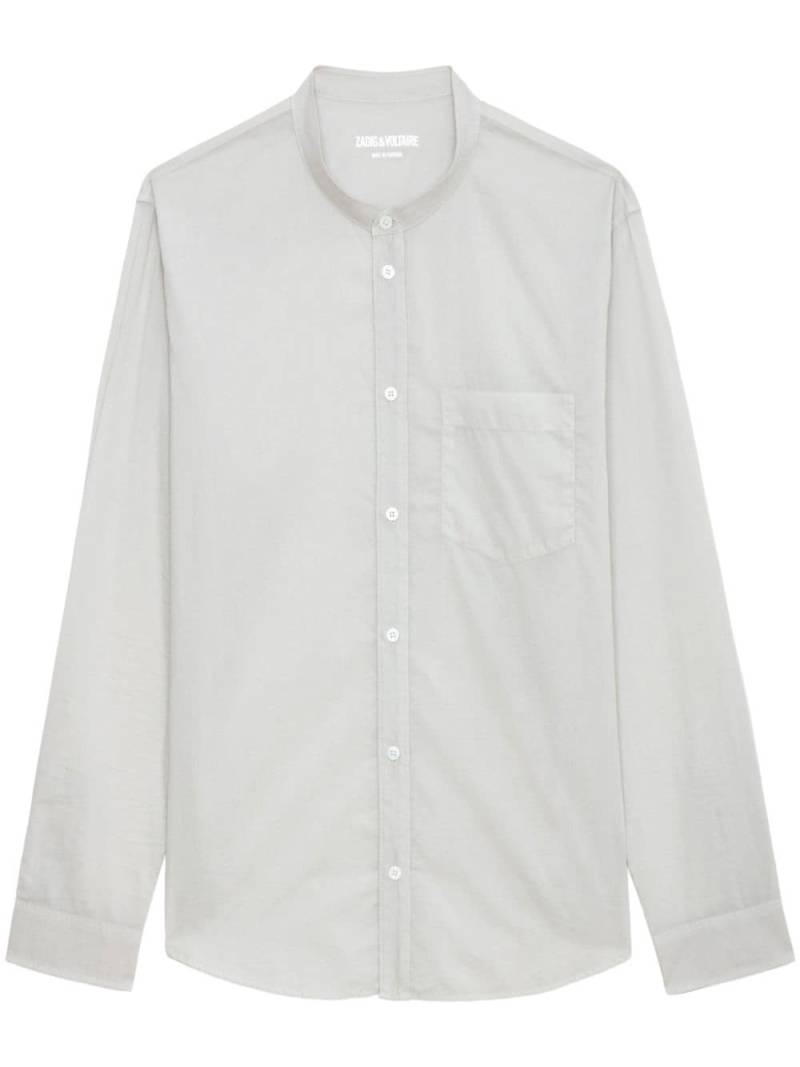 Zadig&Voltaire Thibaut cotton shirt - White von Zadig&Voltaire