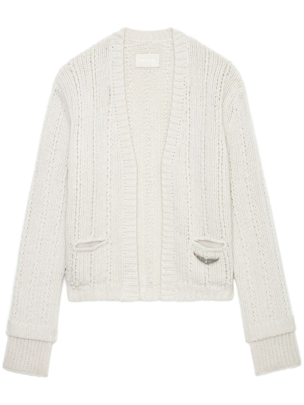 Zadig&Voltaire Travy cardigan - White von Zadig&Voltaire