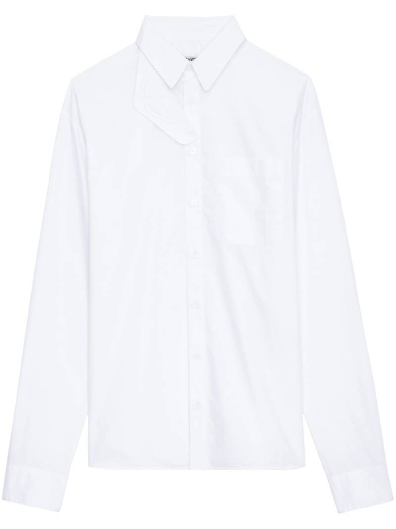 Zadig&Voltaire Tyrone Pop organic cotton shirt - White von Zadig&Voltaire