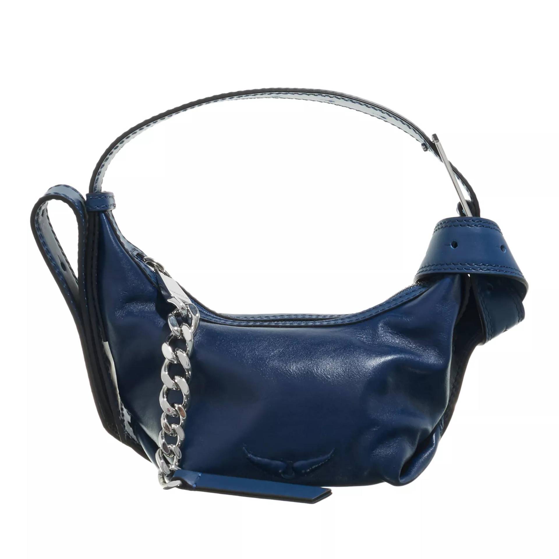 Zadig & Voltaire Umhängetasche - Le Cecilia Xs Leather With Veg - Gr. unisize - in Blau - für Damen von Zadig & Voltaire