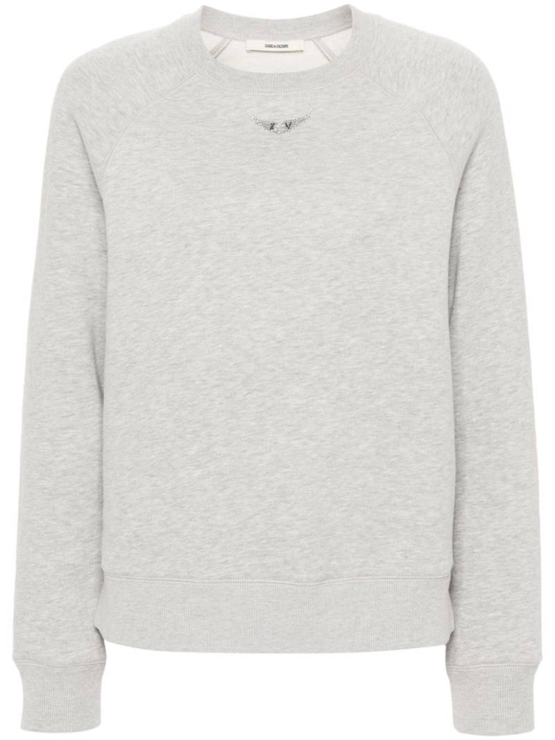 Zadig&Voltaire Upper mélange sweatshirt - Grey von Zadig&Voltaire