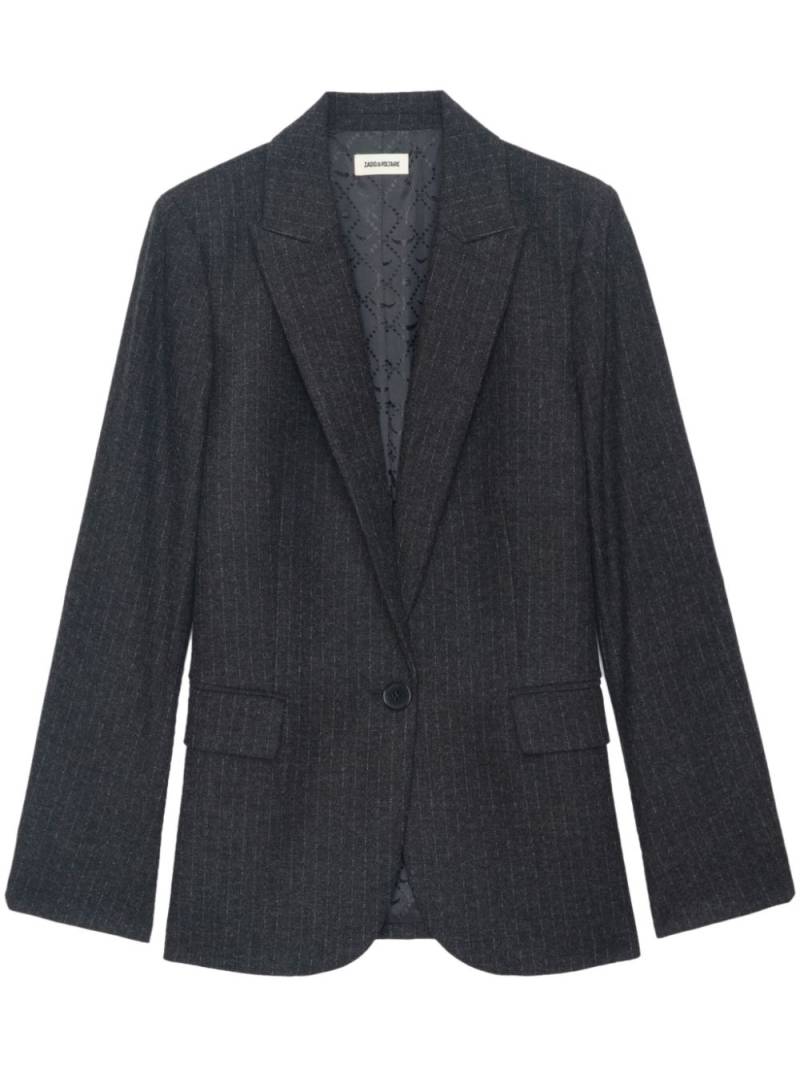 Zadig&Voltaire Valse Raye blazer - Grey von Zadig&Voltaire