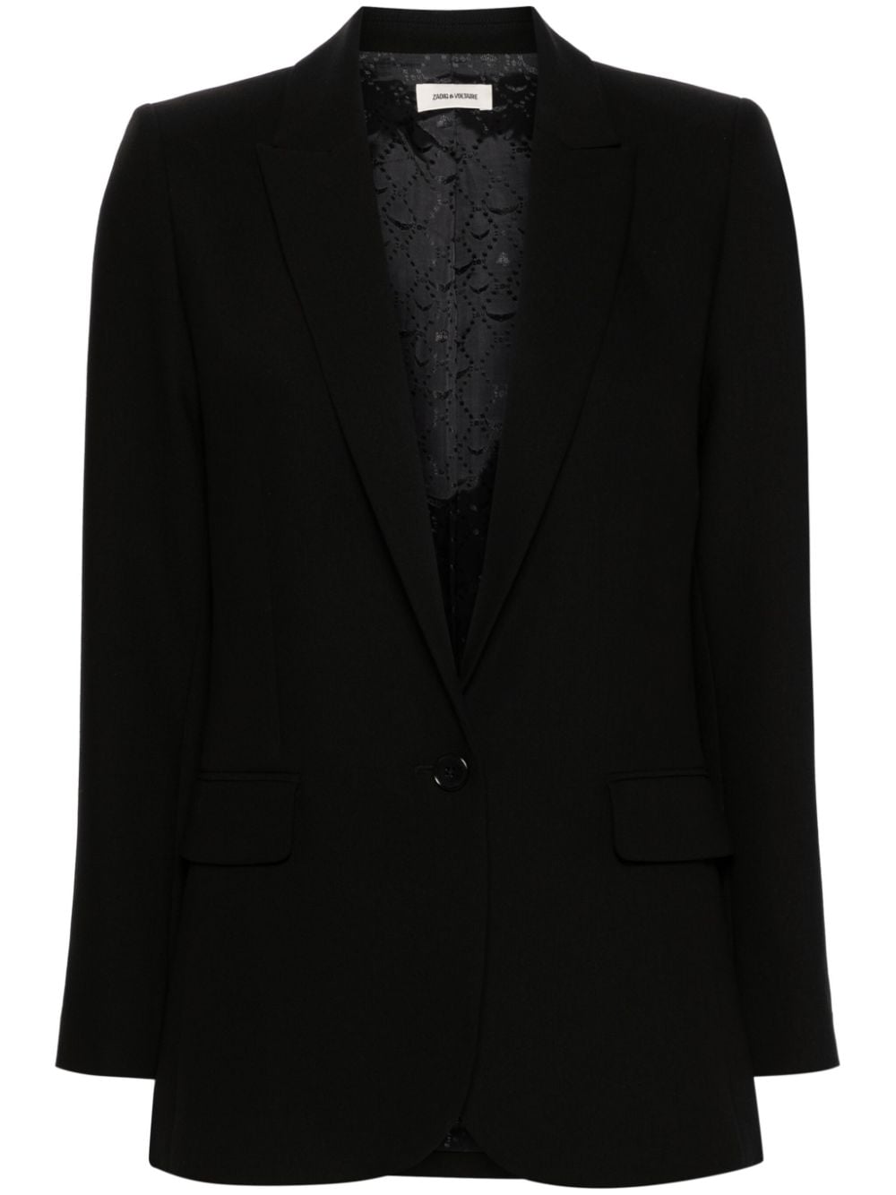 Zadig&Voltaire Valse rhinestone-embellished blazer - Black von Zadig&Voltaire