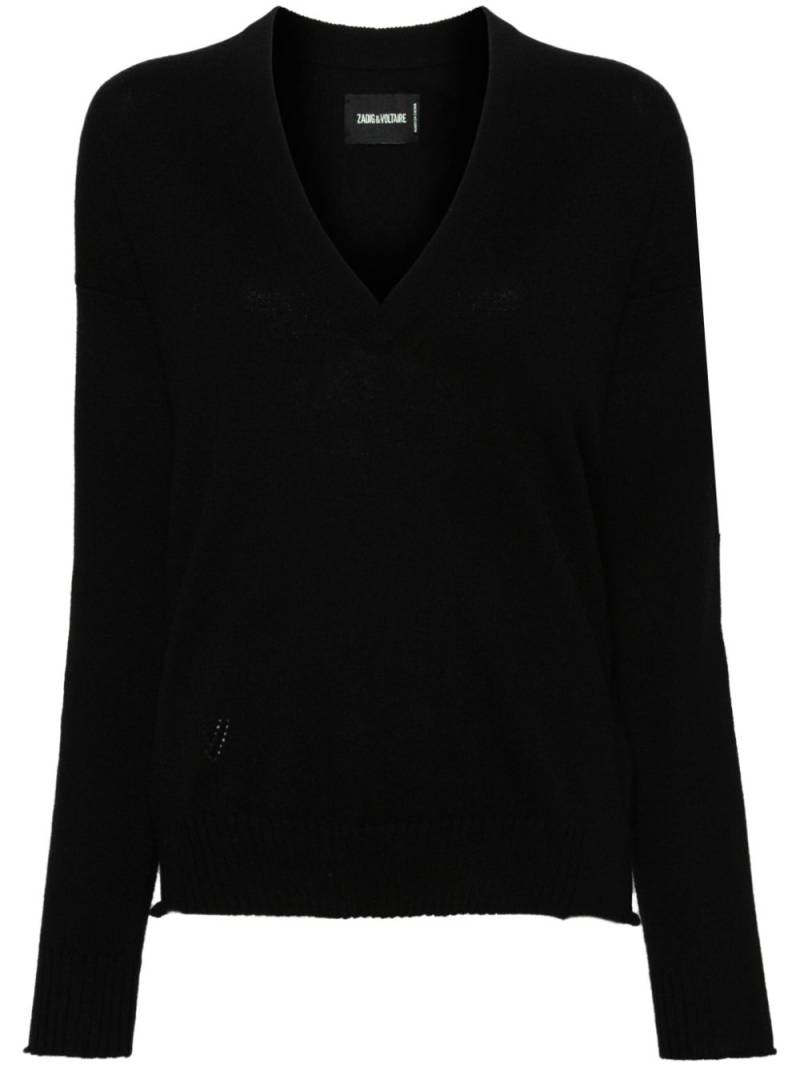 Zadig&Voltaire Vivi cashmere jumper - Black von Zadig&Voltaire