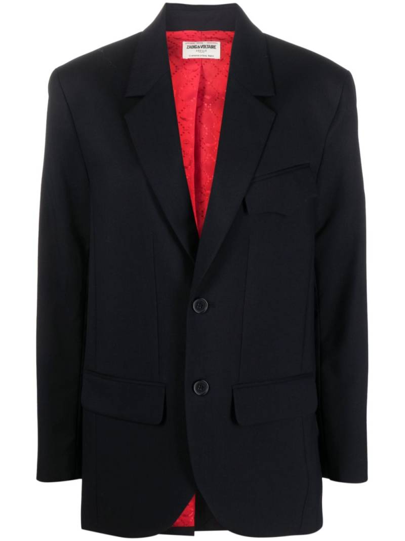 Zadig&Voltaire Vivi tailored-cut blazer - Black von Zadig&Voltaire