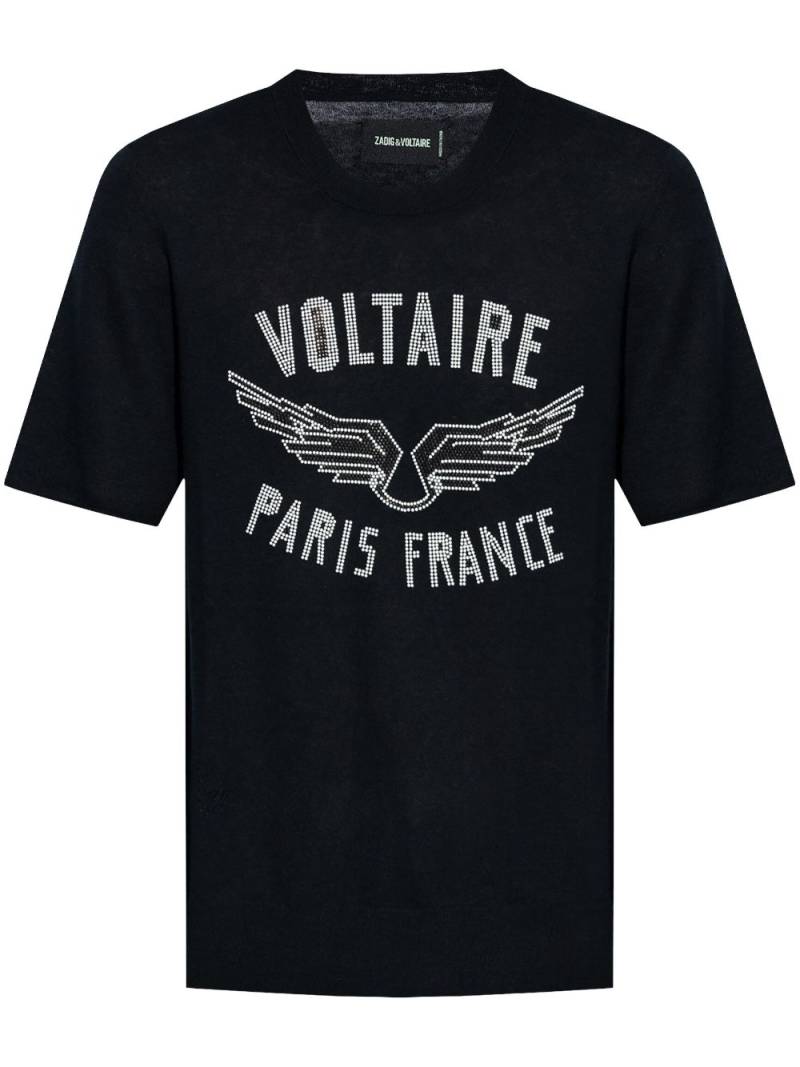 Zadig&Voltaire Walk Voltaire Wings T-shirt - Black von Zadig&Voltaire