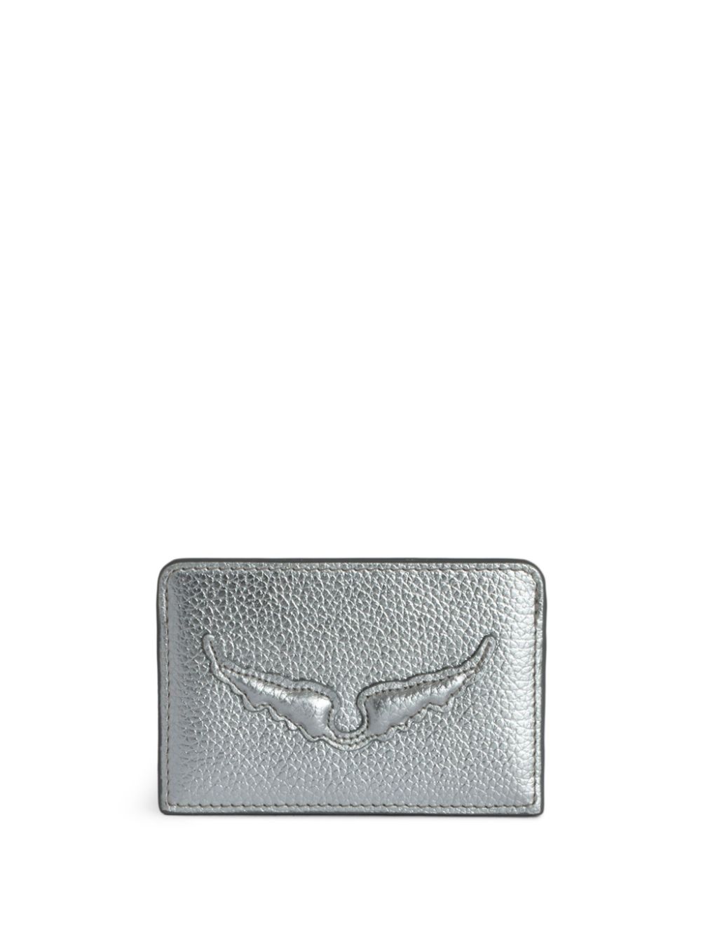 Zadig&Voltaire Wings-appliqué cardholder - Silver von Zadig&Voltaire