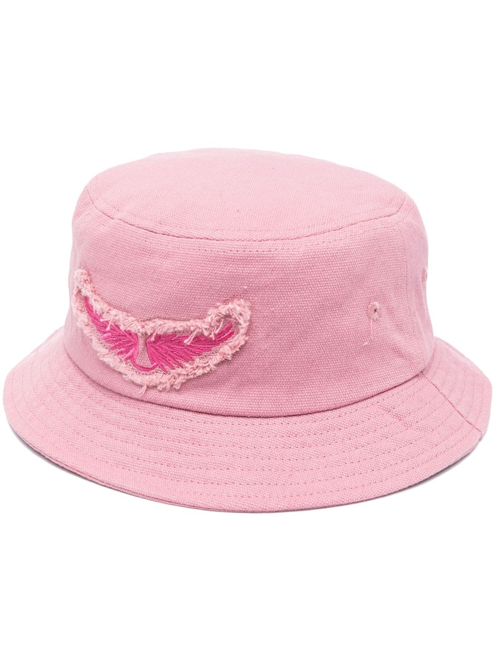 Zadig&Voltaire Wings logo-patch bucket hat - Pink von Zadig&Voltaire