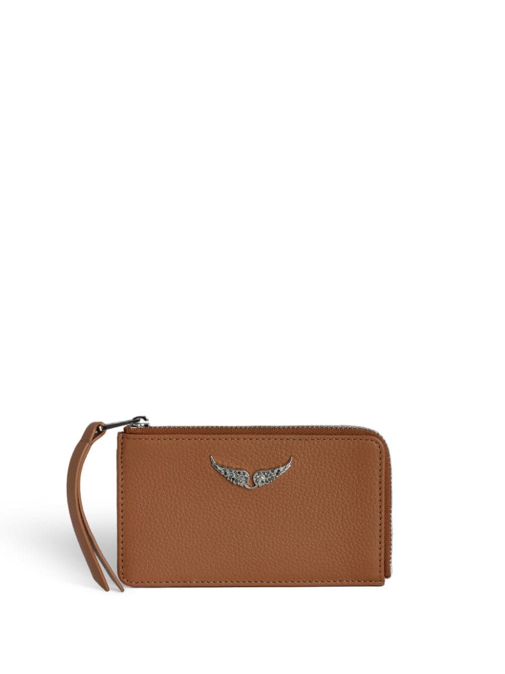 Zadig&Voltaire Wings-plaque cardholder - Brown von Zadig&Voltaire